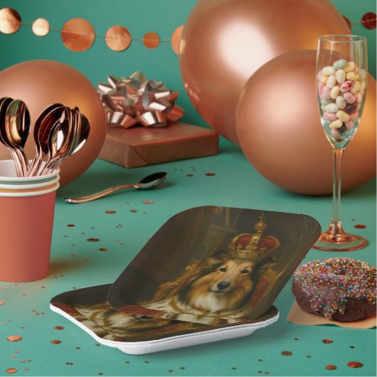 Royal Sheltie ペーパープレート (複数)