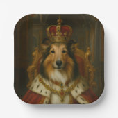 Royal Sheltie ペーパープレート (正面)