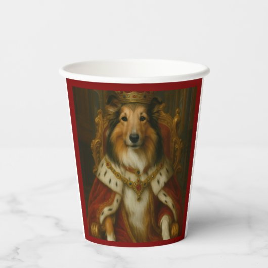 Royal Sheltie 紙コップ (裏面)