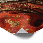 Royal Silken Windhound Portrait ポスター (角)