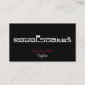 Royal Snakes Logo only Business Card 名刺 (正面)