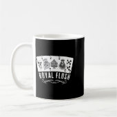 Royal Spade Flush Skeleton King Queen Spades Ker G コーヒーマグカップ (左)