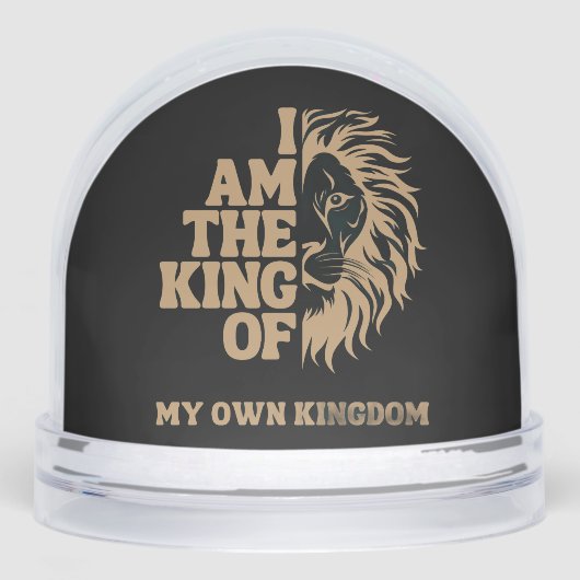 Royal Spirit Shimmer Kingdom Snow Globe (正面)