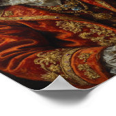 Royal Springer Spaniel Portrait ポスター (角)