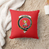 Royal Stewart Clan Badge and Motto Pillow クッション (ブランケット)
