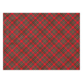Royal Stewart Clan Tartan Plaid  テーブルクロス (正面(横))