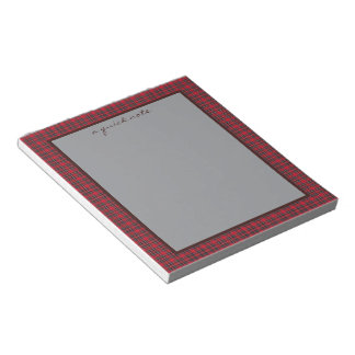 Royal Stewart Original Scottish Tartan  ノートパッド