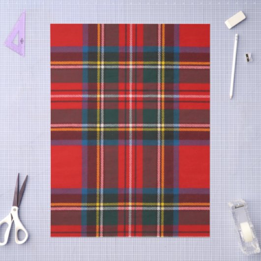 Royal Stewart Red Plaid 薄葉紙 (クラフト)