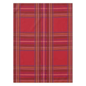 Royal Stewart Tartan Christmas Pattern テーブルクロス (正面)