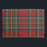 Royal Stewart Tartan Traditional Plaid Pattern 枕カバー<br><div class="desc">Red and green Royal Stewart Tartan Pattern</div>