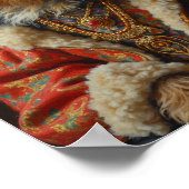 Royal Tibetan Terrier Portrait ポスター (角)