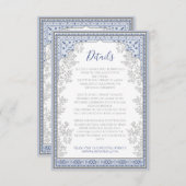 Royal Turkish Wedding Enclosure Card エンクロージャーカード (正面/裏面)