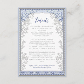 Royal Turkish Wedding Enclosure Card エンクロージャーカード