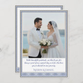 Royal Turkish Wedding Thank You Card サンキューカード (正面/裏面)