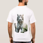 Royal white Tiger. Tシャツ (裏面)
