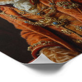 Royal Yorkipoo Portrait ポスター (角)