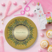 Royale Tribe Geo-Mandala Wedding  ペーパープレート (パーティー)