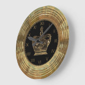 Royaleeの時間部分 ラージ壁時計 (傾斜)