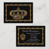 Royaleeキャサリンの王冠のエレガントなプロフェッショナル 名刺 (正面/裏面)