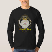 Royalty Crown Pun Tea  Tea Party Tシャツ (正面)