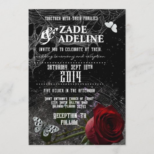 Royalty Info 招待状 (正面)