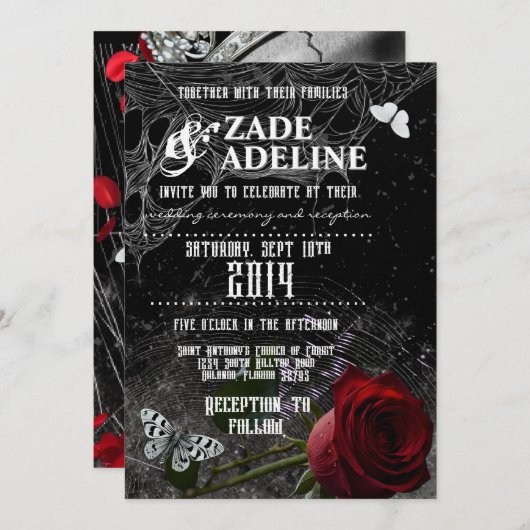 Royalty Info 招待状 (正面/裏面)