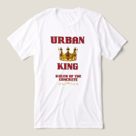 ROYALTY, URBAN KING MEN'S WHITE TRI-BLEND  トライブレンドＴシャツ