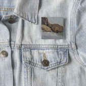 Royanの近くのVallieresの石、 缶バッジ (インサイチュ)