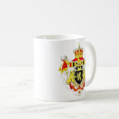 Royaume de Belgique、ベルギー コーヒーマグカップ (正面右)