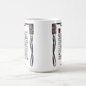 Roycroftのモットーのマグは、"取り払いますあなたの後悔"を コーヒーマグカップ (中央)