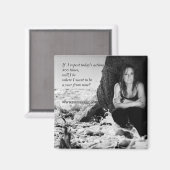 Roz Savage Magnet (Roz、背景海) マグネット (正面/裏面)