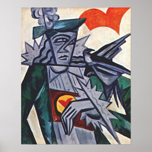 Rozanova – ジャック・オブ・ハート1915 ポスター (正面)