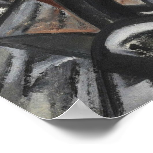 Rozanova – 工場と橋1913 ポスター (角)