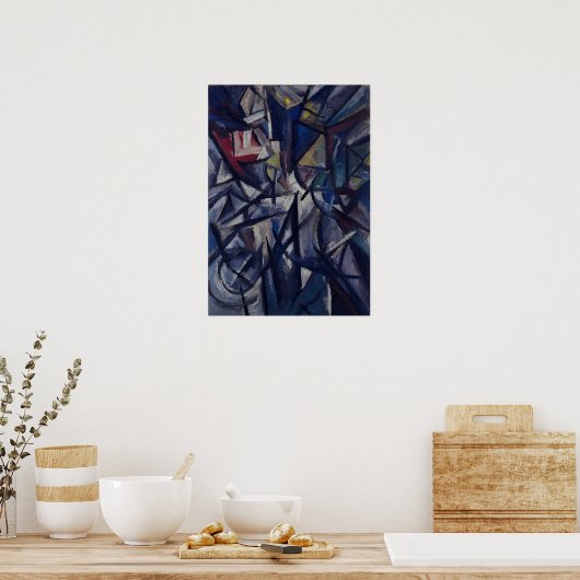 Rozanova – 景観未来作曲集1913 ポスター (キッチン)