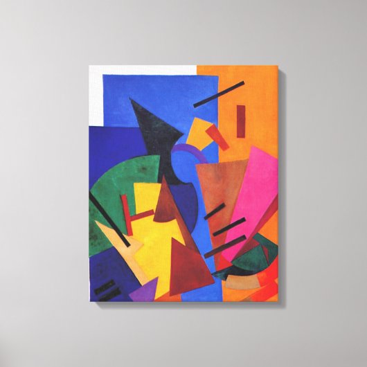 Rozanova – 飛行機の飛行， キャンバスプリント (正面)