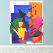 Rozanova – 飛行機の飛行， キャンバスプリント (インサイチュ (ウッドフロア))