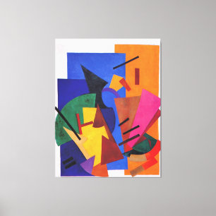 Rozanova – 飛行機の飛行， キャンバスプリント