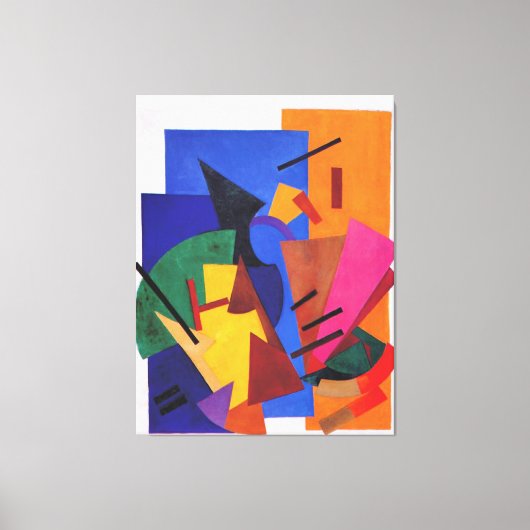 Rozanova – 飛行機の飛行， キャンバスプリント (正面)