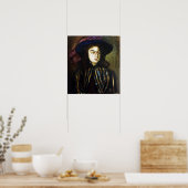 Rozanova - Female Portrait 1907 ポスター (キッチン)