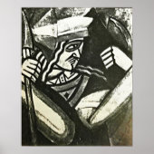 Rozanova - Jack Of Diamonds 1915 ポスター (正面)