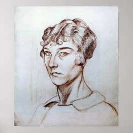 Rozanova - Self Portrait 1917 ポスター