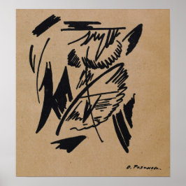 Rozanova - Union Of Youth 1913 ポスター