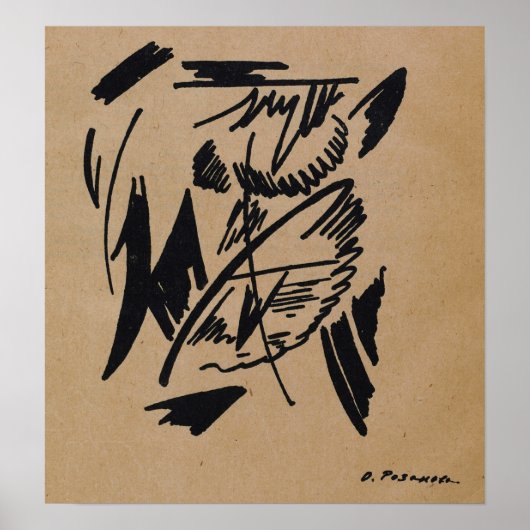 Rozanova - Union Of Youth 1913 ポスター (正面)