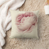 Roze Roos (1792) – タイムレスヴィンテージ植物芸術 クッション (ブランケット)