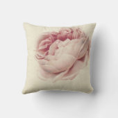 Roze Roos (1792) – タイムレスヴィンテージ植物芸術 クッション (裏面)