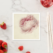 Roze Roos (1792) – タイムレスヴィンテージ植物芸術 スタンダードカクテルナプキン (インサイチュ)