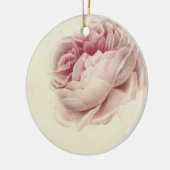 Roze Roos (1792) – タイムレスヴィンテージ植物芸術 セラミックオーナメント (左)