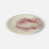 Roze Roos (1792) – タイムレスヴィンテージ植物芸術 ペーパープレート (アングル)