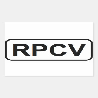 RPCVステッカー 長方形シール