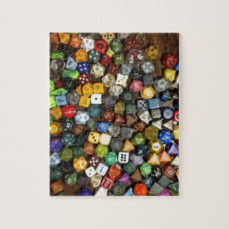 RPGのゲームのサイコロ ジグソーパズル